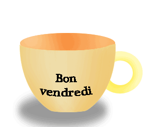 Gif animé Bon vendredi tasse